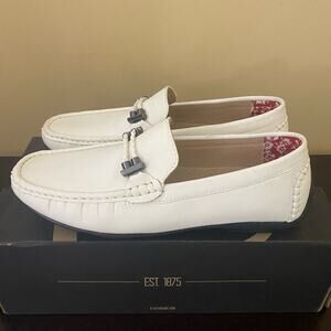 STACY ADAMS Men's Percy-Braided Strap Driving Moc Oxford